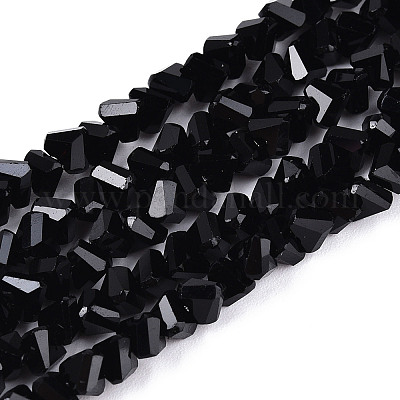 Непрозрачное стекло бисер нитей GLAA-N019-4mm-01-1