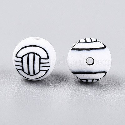 Бусины из полимерной глины  CLAY-N014-02B-09-1