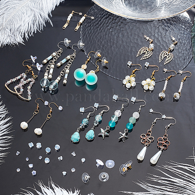 367 шт. 11 вида ушных гаек из пластика DIY-PH0009-70-1