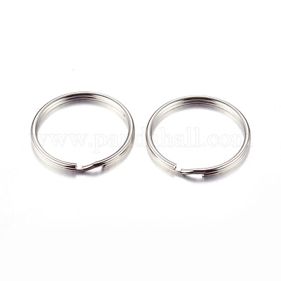 Металлические кольца для ключей с платиновым покрытием подходят для брелка X-IFIN-H042-N-1