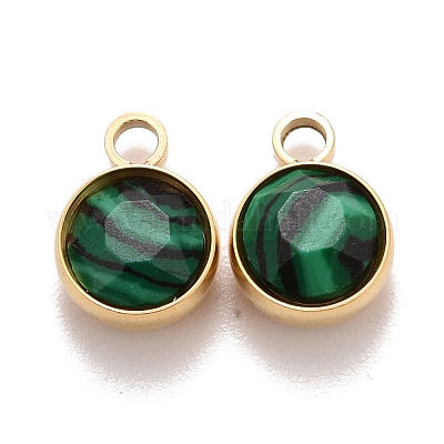 Граненые подвески из натуральных драгоценных камней STAS-D177-01G-1