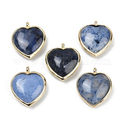 Подвески из натурального дюмортьерита G-K347-10G-07-1