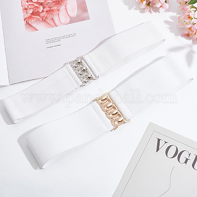 2 шт. 2 стиля полиэстеровых эластичных корсетных ремней AJEW-WR0002-19B-1