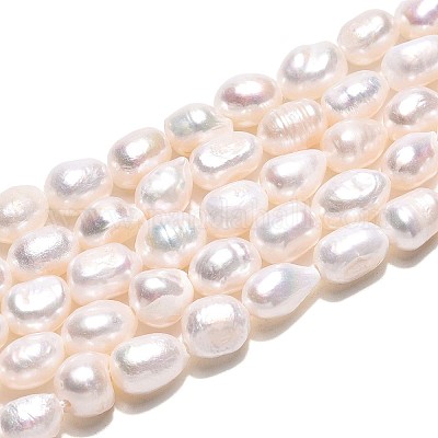 Нити из натурального культивированного пресноводного жемчуга PEAR-N014-06I-01-1