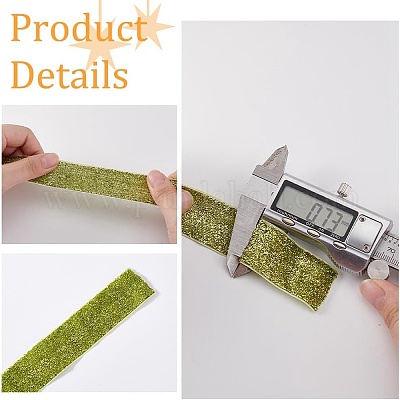 Блестящая лента из полиэстера OCOR-WH0082-158A-02-1