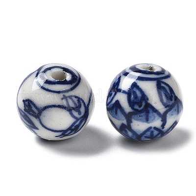 Фарфоровые бусины ручной работы PORC-Z001-10-1