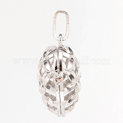 Экологически чистые латунные подвески с полыми сердечками KK-M180-05P-NR-1