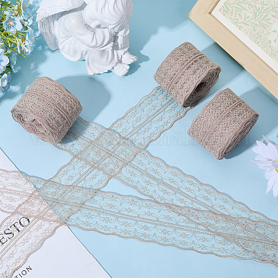 3 рулон гипюровой неэластичной кружевной отделки&nbsp;OCOR-GF0004-52A-1