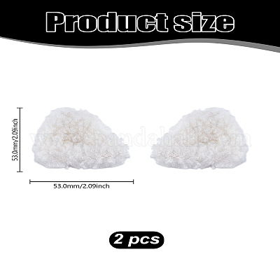 2 шт. плюшевые заколки-коготь в форме кошачьих ушей&nbsp;OHAR-LP0001-16C-1