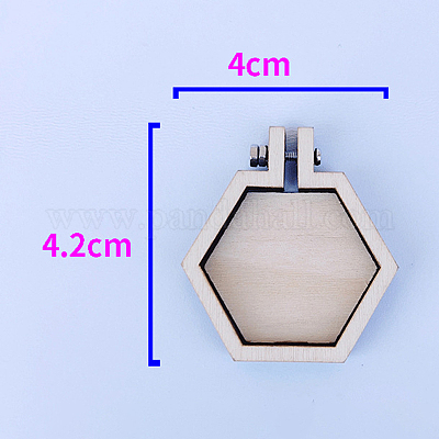 Маленькие деревянные пяльцы для вышивания&nbsp;LS-TOOL-PW0003-019A-05-1