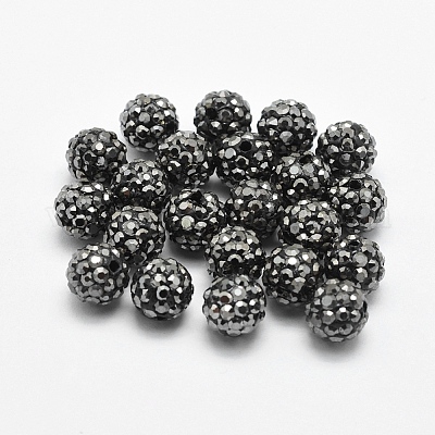 Ручной полимерной глины шариков Rhinestone RB-L030-18A-8mm-1
