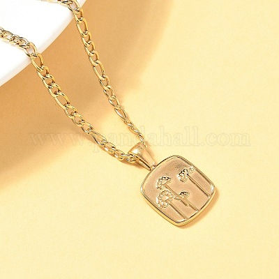 Подвески из нержавеющей стали 304 NJEW-H069-01A-G-1