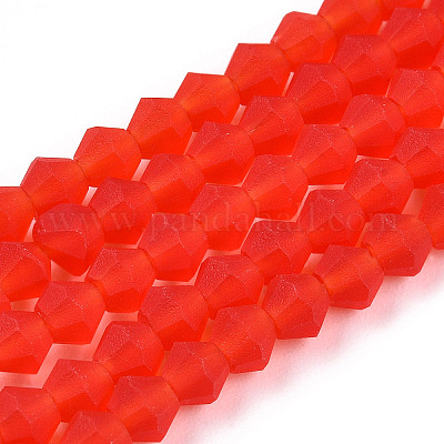 Имитировать нити бус из матового стекла из австрийского хрусталя GLAA-F029-TM4mm-B31-1