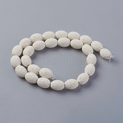 Бусы из натуральной лавы&nbsp;G-F671-03B-01-1