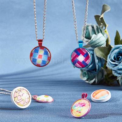 Кабошоны из стекла GGLA-R040-25mm-04-1