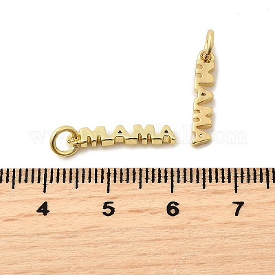 Латунные подвески ко дню матери KK-G399-25-1