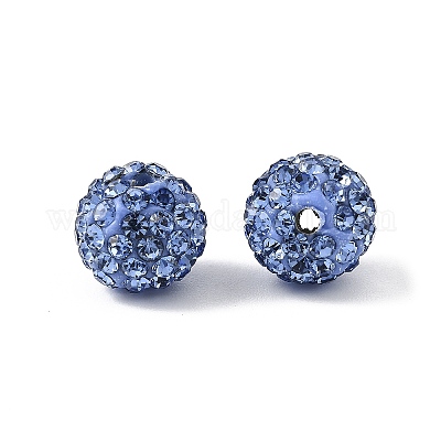 Бусины с класс А стразами RB-B025-7-1