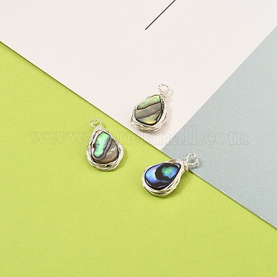 Подвески из натурального ушка / ракушки PALLOY-JF00477-02-1