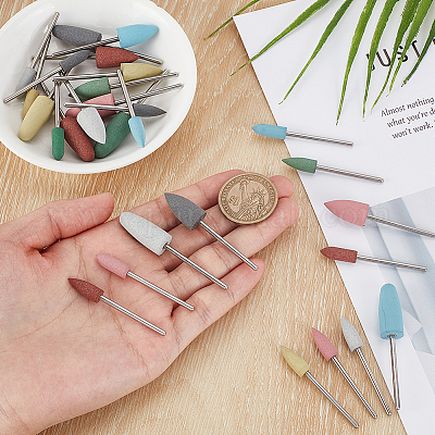 28 шт. многофункциональные полировальные насадки из силикона и сплава TOOL-WH0052-65-1