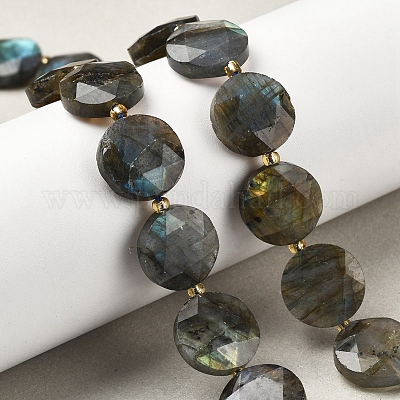 Природные лабрадорита бисер нитей G-C116-A164-03-1