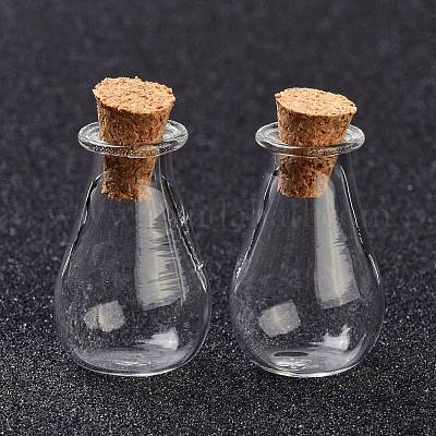 Украшение из стеклянных пробковых бутылок AJEW-O032-02F-1