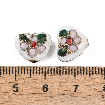 Бусины ручной работы перегородчатой CLB052Y-1-1