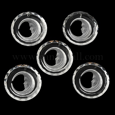 Прозрачные стеклянные подвески GLAA-F118-06-1