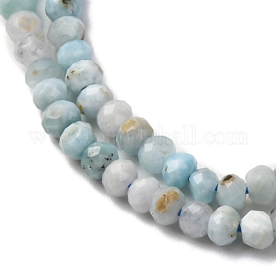 Природные ларимар бисер нитей G-F803-B01-01-1