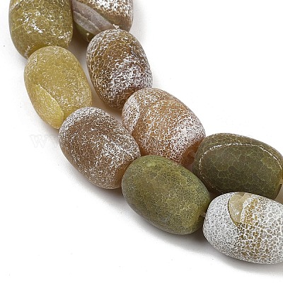 Естественные выветрившиеся агатовые бусины G-NH0047-B06-02-1