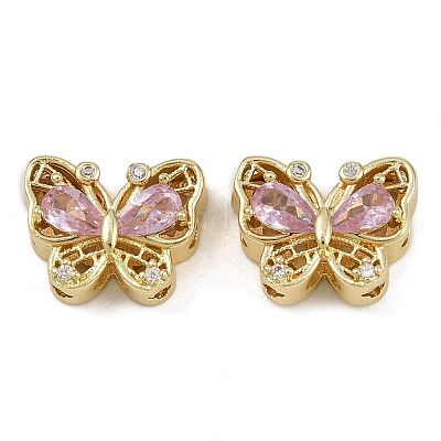 Многожильные звенья из латуни с паве из кубического циркония ZIRC-F145-03G-02-1