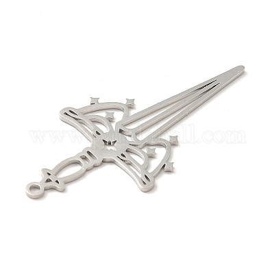 Большие подвески из не тускнеющей нержавеющей стали 201 STAS-E175-05P-1