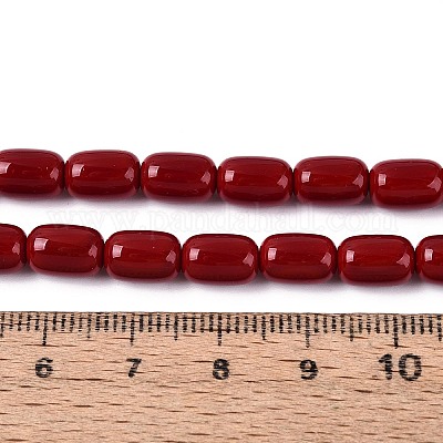 Непрозрачное стекло бисер нитей&nbsp;GLAA-T028-14P-A03-1