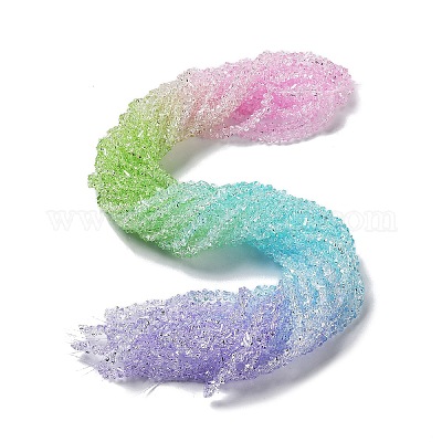 Прозрачные стеклянные бусины&nbsp;GLAA-H023-03N-1