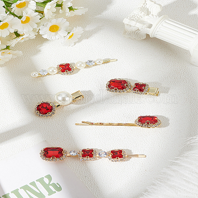 1 набор шпилек для волос из сплава и набор заколок для волос из кожи аллигатора&nbsp;PHAR-LP0001-32-1