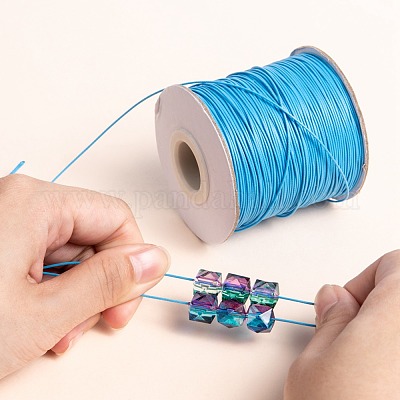 Вощеный шнур полиэстера YC-0.5mm-133-1