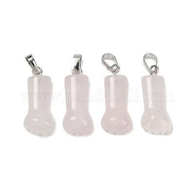 Природного розового кварца подвески G-C184-03C-1