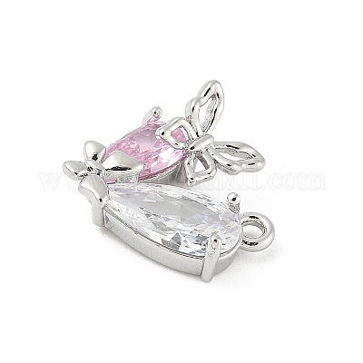 Латунные микро проложить кубического циркония подвески KK-M326-17-P02-1