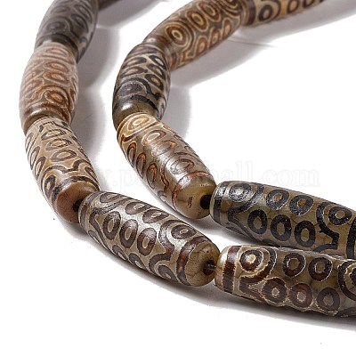 Тибетского стиля DZI бисер нитей G-A024-01E-1