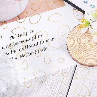 Латунные соединительные колечки&nbsp;KK-SC0001-23G-1