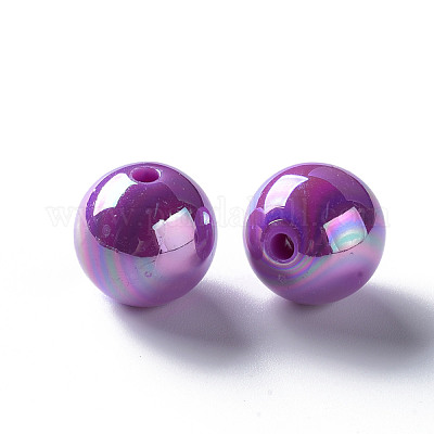 Непрозрачные акриловые бусины MACR-S370-D16mm-M2-1