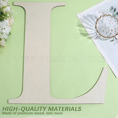 Письмо необработанные листы мдф WOOD-WH20012-008L-1