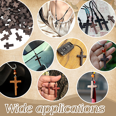 200шт деревянные подвески WOOD-UN0001-14A-1