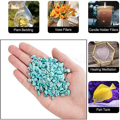 Окрашенные и нагретые бусины из натуральной стружки говлита G-GA0001-17-1