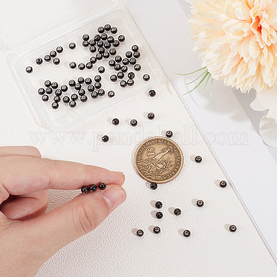 100 шт. бусины из нержавеющей стали марки 304 FIND-UN0016-07A-1