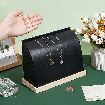 Подставки для ожерелья из искусственной кожи NDIS-WH0006-19C-1