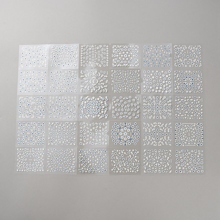 Пластиковые наклейки ногтей&nbsp;MRMJ-WH20004-19D-1