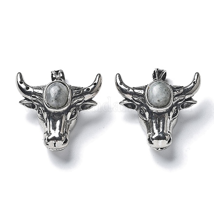 Натуральный лабрадоритный кулон G-H083-03AS-06-1