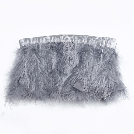 Обрезка бахромы из индюшатых перьев FIND-T037-03B-1