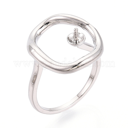 Овальные латунные колышки для колец KK-N274-38P-1