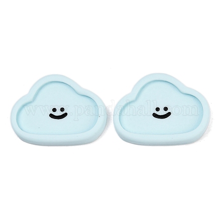 Кабошоны из смолы с изображением смайлика CRES-S372-01C-1